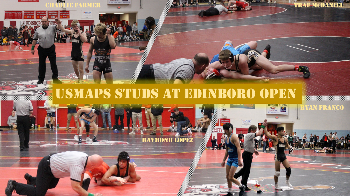 USMAPS Wrestling Update Four Placewinners at Edinboro Open